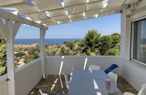 Pitsidia House | New villa with sea view in elevated secluded location with pool & solar