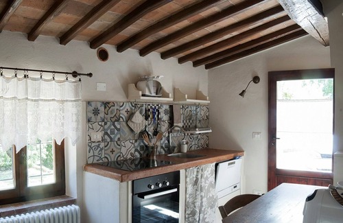 Colle di Val d'Elsa Villa | Nice apartment in villa with pool, WIFI, TV, patio and panoramic view, close to San Gimignano