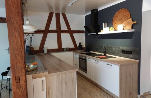 Suhl Apartment | Nice apartment for 4 guests with WIFI, TV, patio, pets allowed and parking