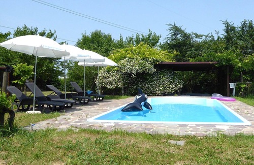 Silea House | Nice apartment in villa for 6 people with WIFI, pool, A/C, TV, terrace and pets allowed