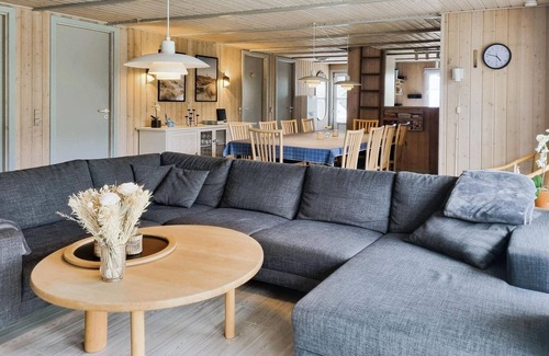 Houstrup House | Nice home in Nørre Nebel with sauna
