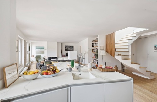 Notre-Dame-des-Champs Apartment | nMagnificent Duplex With Terrace and Eiffel Tower View