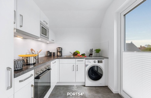 Busum Apartment | Noordkant Kajüte - infrared cabin, fireplace, close to the beach and North Sea