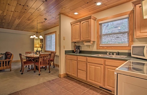 Zirconia Cottage | North Carolina Abode - Hot Tub, Foosball & Grill!