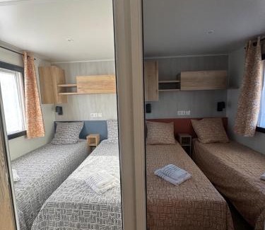 Lattes House | Nouveau bungalow No 575 Camping 4 étoiles Lac des Rêves