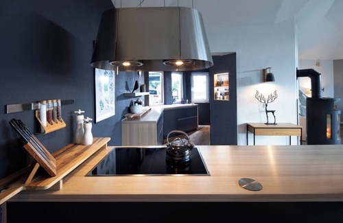 Nachtsheim House | Oak Tree vacation home, modern Eifel chalet with sauna, whirlpool and pure nature