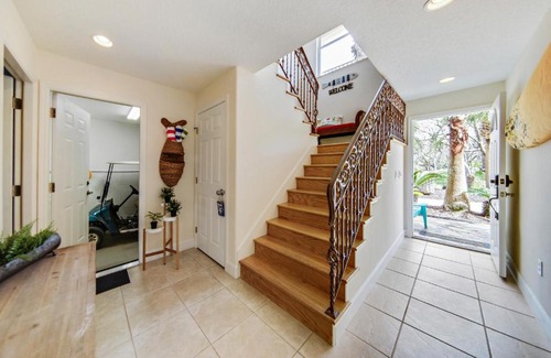 Marineland Acres House | Oasis by the Sea Beach Front Community - Luxurious Pool Spa Home with Waterfall - Sleeps 10 - Come