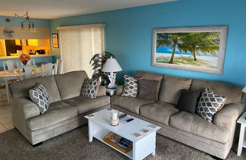 Cocoa Beach Condo | Ocean View -5th Floor-2 Balconies, Space X Launches, 180-degree views East-West