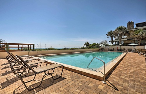 Crescent Beach Apartment | Ocean-view St Augustine Studio w/Pool Access!