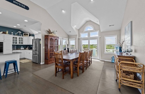 Southern Shores House | Oceanfront 5 bedroom Southern Shores home with private pool, hot tub, elevator, and keyless entry