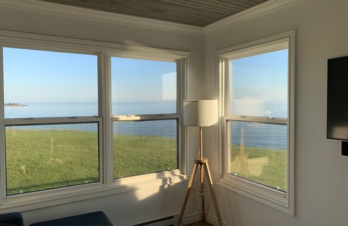 Pictou County Cottage | Oceanfront beach cottage panoramic views spectacular sunsets sandbars warm water