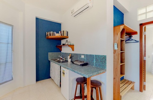 Placencia Apartment | Oceanfront escape with beach access, partial AC, patio, grill, & Ping-Pong