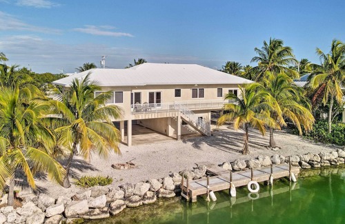 Sugarloaf Shores House | Oceanfront Sugarloaf Key Home w/ Private Dock