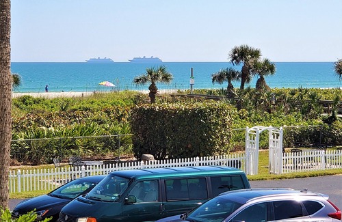 Port Canaveral Condo | Oceanview Condo - Pool, Hot Tub, Beach Access, Sleeps 4