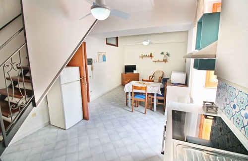 Marina del Cantone Apartment | Ombrina-Mimì sul Mare. Apartmet with private beach