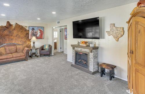 Aztec House | On 17-Acre Lot with Barn and Patio Rural Aztec Home