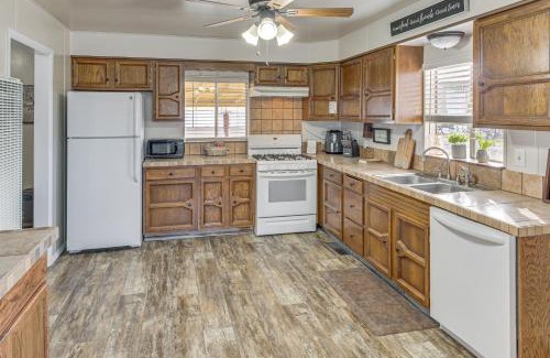 Aztec House | On 17-Acre Lot with Barn and Patio Rural Aztec Home