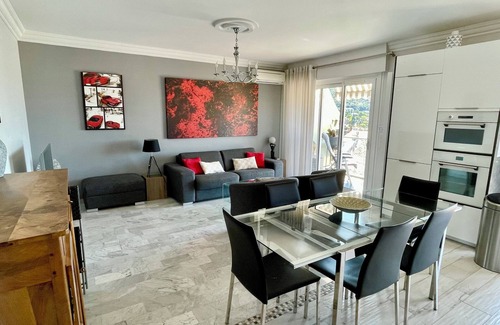Le Cannet Apartment | On the heights of Cannes beautiful 3-room apartment classified 4 stars-Le Cannet