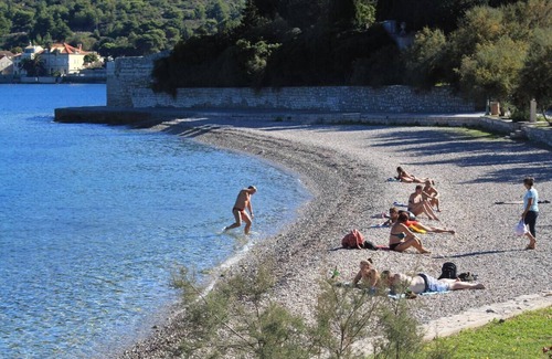 Cove Rogacic Apartment | One bedroom apartment with terrace and sea view Vis (A-8531-b)