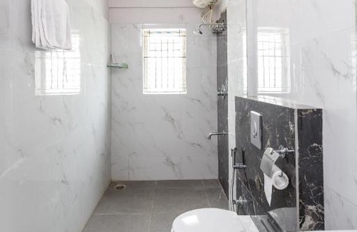 Vyalikaval HBCS Layout House | Open Terrace Penthouse With Smart Lighting