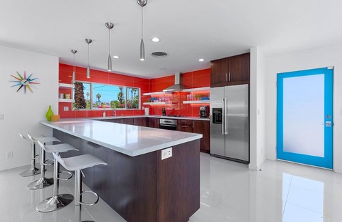 Tahquitz River Estates House | Orangetini Mid-Century Hollywood Regency Style Retreat - Last Minute Specials!