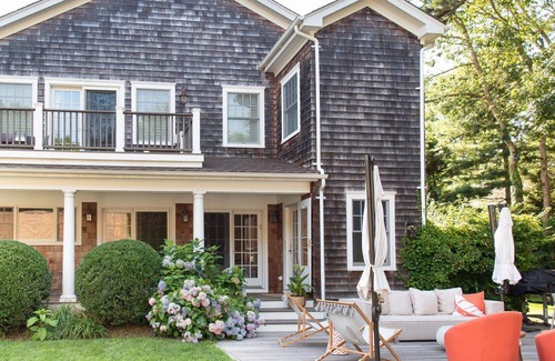 Wainscott Woods House | Organic Modern meets Boho-style home with private pool, pool house,...