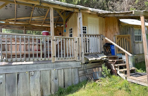 Unadilla Cabin | Our Rustic Serenity Camp is 190 sq ft and over looks the river valley.