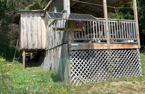 Unadilla Cabin | Our Rustic Serenity Camp is 190 sq ft and over looks the river valley.