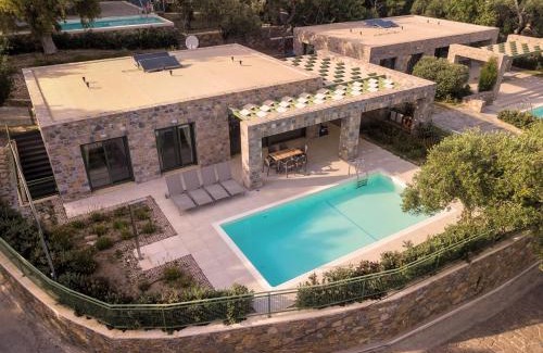Plomari House | Ouzo Stone House 2 with private pool