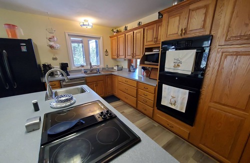 Garfield House | Owls Nest-Lakefront-Private Wooded Setting Sleeps 16