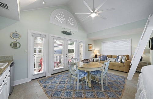 Miramar Beach House | Palm Oasis - Pet Friendly Cottage Near the Water with Private Pool Area