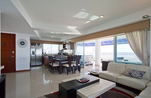 Bocagrande Apartment | Palmetto Penthouse Deluxe Beautiful View and Sunset Floor 39