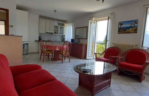 Porto Valtravaglia Apartment | Panorama mit Aussicht auf dem See