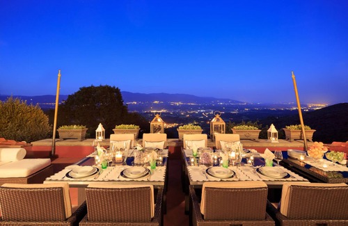 Rignano sull'Arno Villa | Panoramic luxury villa in hilltop location near Florence