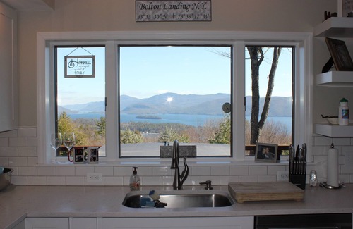Diamond Point House | Panoramic Lake George & Mountain View Home, Hot Tub