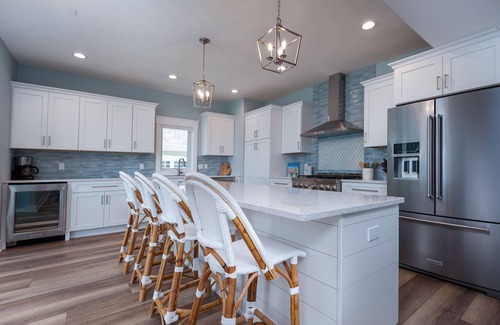 South Haven House | Panoramic Lake Michigan View w/Pool/Firepit/Outdoor Kitchen/Private Beach Access