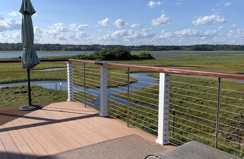 Wells Beach Cottage | Panoramic Rachel Carson Preserve views, Private right-of-way steps to Beach