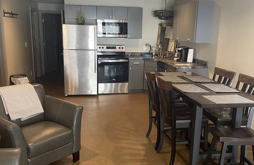 Arnolds Park Apartment | Park and walk! Two BR two bath apartment close to everything.