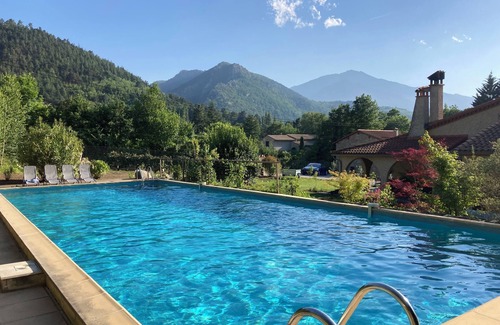 Vernet-les-Bains House | Peaceful gîte swimming pool Canigou view 1h Argeles sur Mer