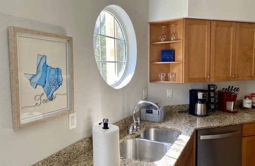 Highland Lake Estates Condo | Peaceful Getaway at Island of Lake Travis- Beautifully decorated- Huge patio!