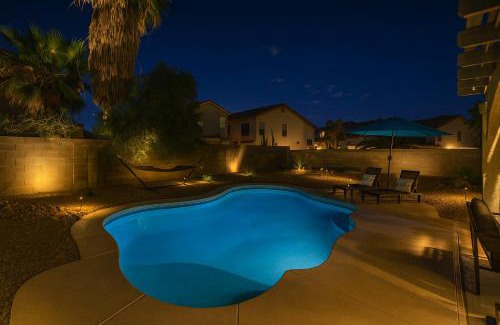 North Las Vegas House | Peaceful Las Vegas Pool Oasis, Pool Table, Hammock