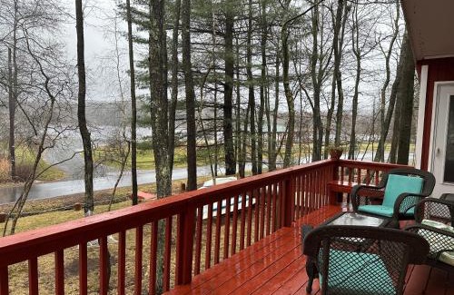 Pocono Lake House | Peaceful Pocono Lakefront, beach, pools, firepit, pets