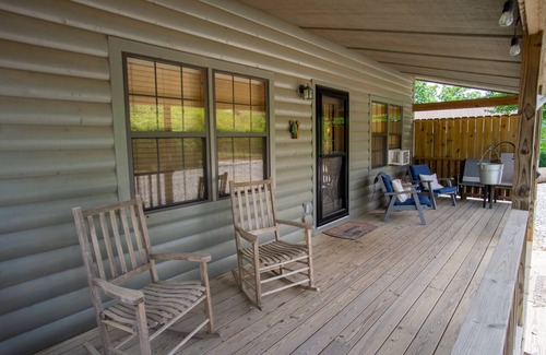 Helen Cabin | Peaceful wooded setting - Short Walk to Downtown! New Hot Tub and Roku tv.