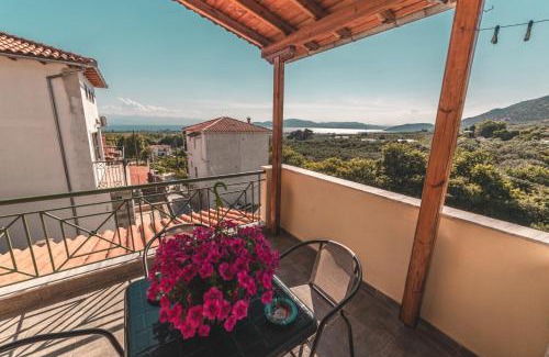 Kato Lechonia Apartment | Pelion Charming Cottage, Panoramic Seaview Retreat
