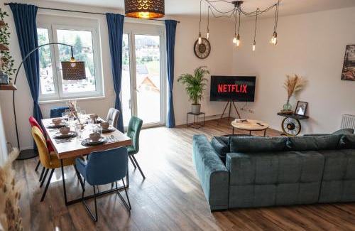 Oberharmersbach Apartment | Penthouse I 85 qm I Boxspring I Balkon I Nespresso