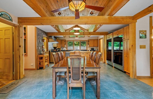 Town of Hope House | Perfect ADK Retreat! Private, On River & Near Lake! Game Room, Hot Tub, Pets Ok