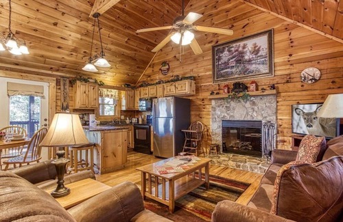Sevierville Cabin | Perfect LOCATION!…2BR Escape!…HOT TUB…Game Room