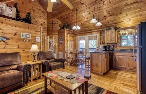 Sevierville Cabin | Perfect LOCATION!…2BR Escape!…HOT TUB…Game Room
