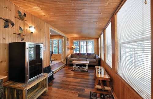 Spooner Cabin | Perfect sandy frontage with Western Exposure for perfect sunsets!