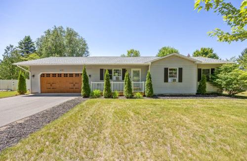 Grawn House | Pet Friendly 3BR 3BA Home near Traverse City with Game Room and Fenced Yard